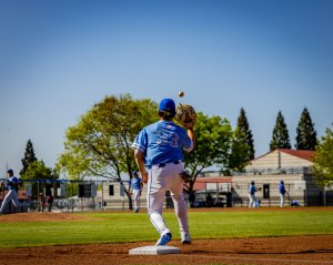 Var Rocklin baseball Vs Davis Senior Night